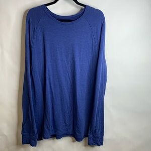 Men's Blue Long Sleeve Shirt